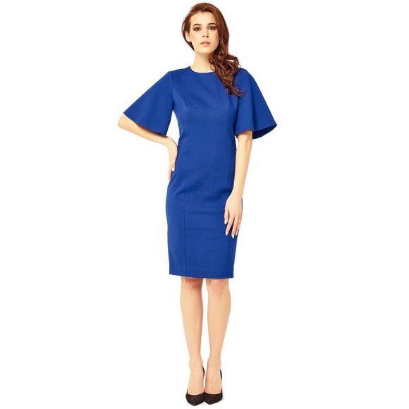 🇨🇦 Bell Sleeve Ponte Dress 4 Canadian Designer - Picture 1 of 5